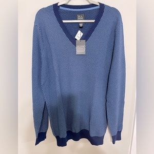 Jos.a.bank Men V-neck Sweater Size LT